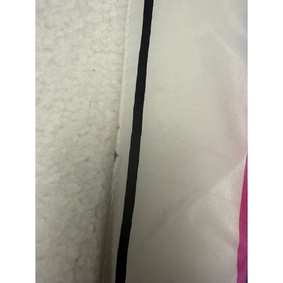 Vintage Pierre Cardin Scarf Womens Large Multicolor Abstract 100% Silk Italy 80s - Picture 10 of 10